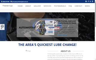Jimmy D's Quick Lube website