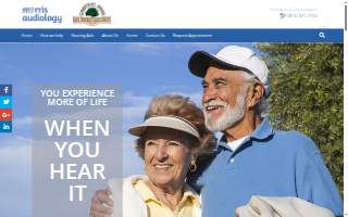 Morris Audiology website
