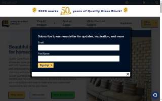 Quality Glass Block website