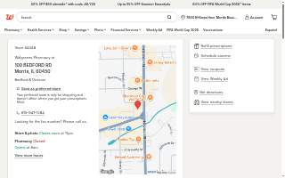 Walgreens Pharmacy of Morris website