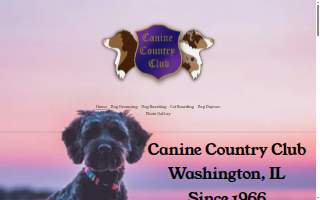Canine Country Club website