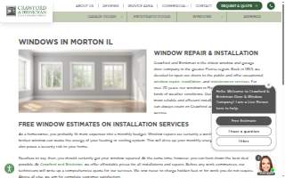 Crawford & Brinkman Door & Window Co of Morton website