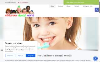 Children's Dental World - Morton Grove (Chicago) website
