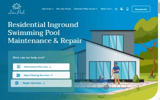 Lotus Pools of Morton Grove website