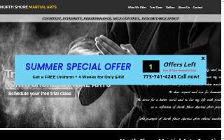 North Shore Martial Arts website