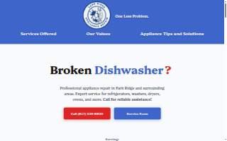 Park Ridge Appliance Repair of Morton Grove website