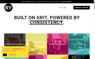 Rizzo Young Marketing website