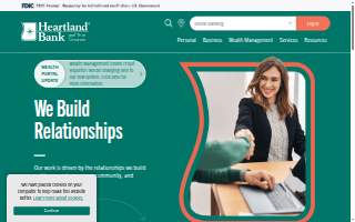 Heartland Bank and Trust Company of Morton website