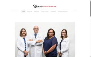 Koch Family Medicine website