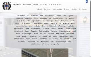 Mid-Illini Haedicke Doors website