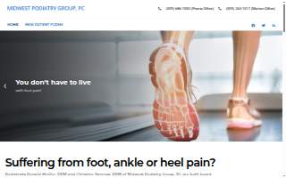 Midwest Podiatry Group website