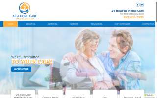Aria Home Care LLC of Mount Prospect website