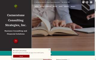 Cornerstone Consulting Strategies, Inc. website