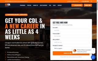 getCDL school of Mount Prospect website