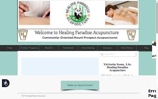 Healing Paradise Acupuncture website