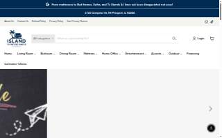 Island Furniture and More website