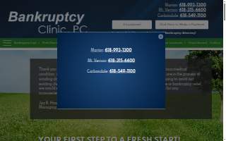 Bankruptcy Clinic PC website