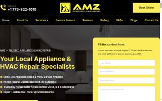 AMZ Appliance Repair of Buffalo Grove website