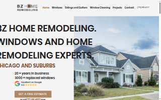 BZ Home Remodeling website