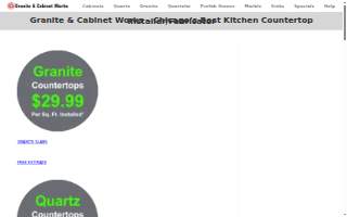 Granite & Cabinet Works website