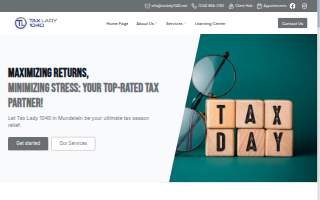 Tax Lady 1040 website