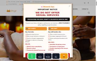 Massage Therapy Center website