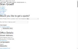 Stan Graeff - State Farm Insurance Agent website