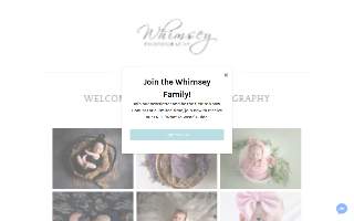 Whimsey Photography website
