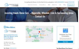 Assisting Hands Home Care of Naperville website