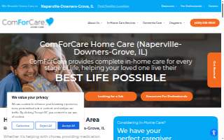 ComForCare Home Care - Naperville & Downers Grove website