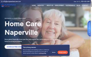 European Best Care - Home Care Services website