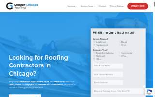 Greater Chicago Roofing of Naperville website