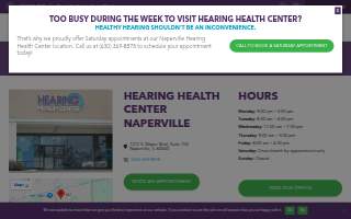 Hearing Health Center website