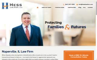 Hess Law Firm, LLC website