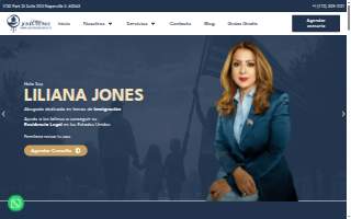 Liliana Jones - Abogada de Inmigración of Naperville website