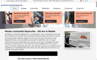 Master Locksmith Naperville LLC website