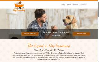 PN Dog Grooming website