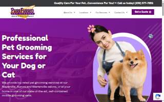 PurrFurred Pet Styling - Naperville website