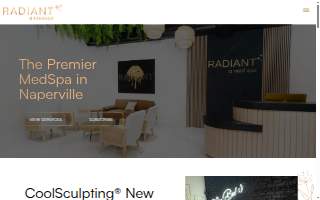 RADIANT a medspa website