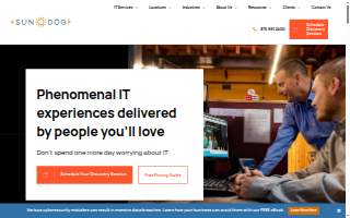 Sundog IT Service and Support of Naperville website