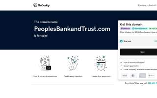 The Rate Update Powered by Peoples Bank and Trust website