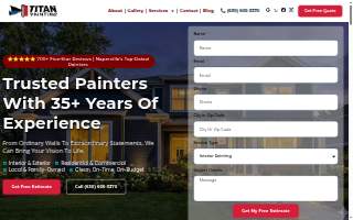 Titan Painting website