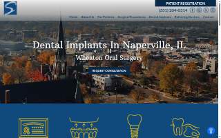Wheaton Oral Surgery and Implant Center of Lisle website