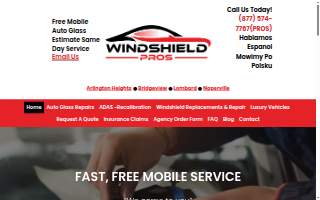 Windshield Pros Inc of Naperville website