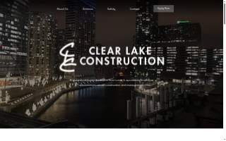 Clear Lake Construction website