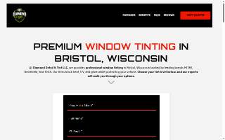 Diamond Detail & Tint website