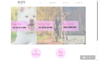 Kozy Kennels website
