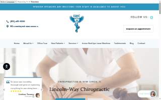 Lincoln-Way Chiropractic website