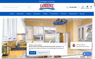 Lorenz Appliance of New Lenox website
