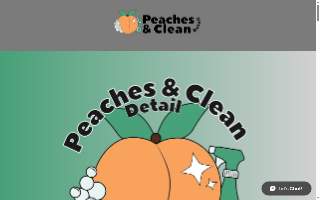 Peaches & Clean Detail website